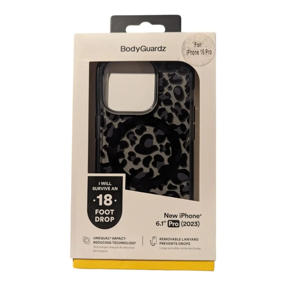 D7. BodyGuardz ACE PRO MagSafe Case Apple iPhone 15 Pro (6.1 2023) - Leopard‎
